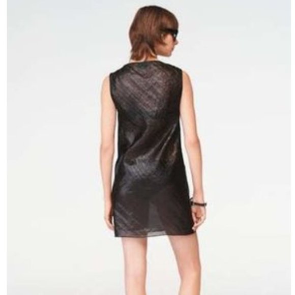 👗ZARA | SEMI-SHEER DRESS STEVEN MEISEL NWT - XS - Picture 4 of 7